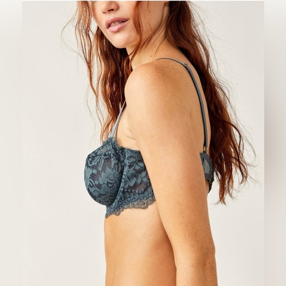 Free People Intimately *Maya* Convertible Underwire Bra in Storm Water. NWT - Picture 3 of 5